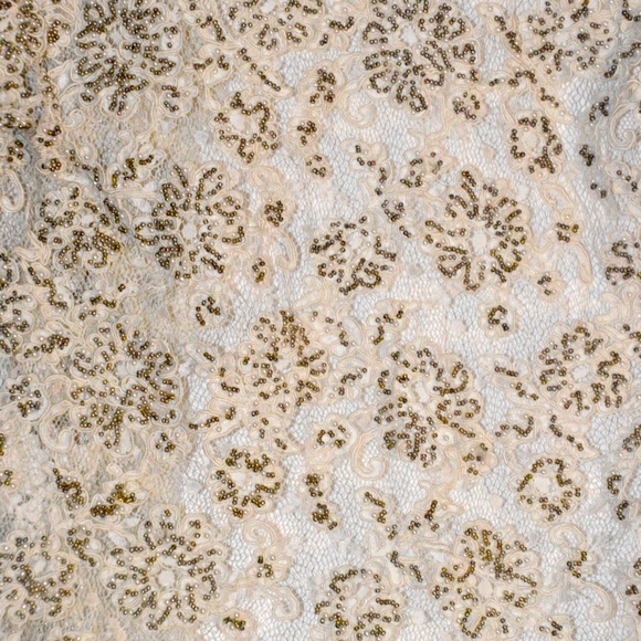 Beaded Sheer Lace Tank And Short Sleeve Cardigan - Picture 9 of 10